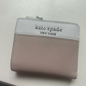 Kate Spade Gray and Tan Wallet